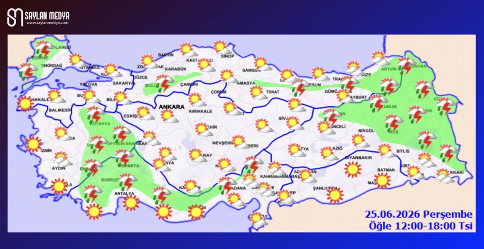 Türkiye'de bugün hava nasıl olacak... ADANA 34°C