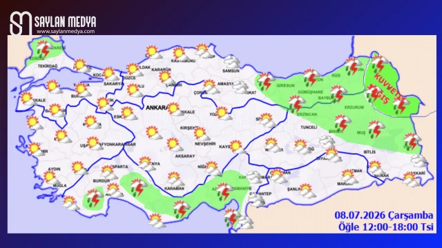 Türkiye'de bugün hava nasıl olacak... ADANA 31°C