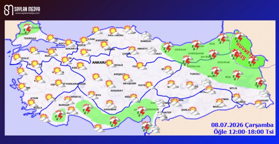 Türkiye'de bugün hava nasıl olacak... ADANA 31°C