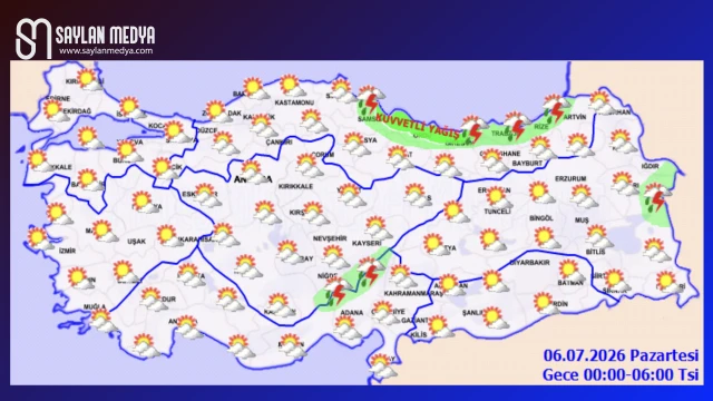 Türkiye'de bugün hava nasıl olacak... ADANA 33°C
