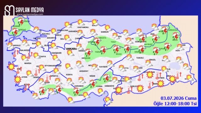 Türkiye'de bugün hava nasıl olacak... ADANA 34°C
