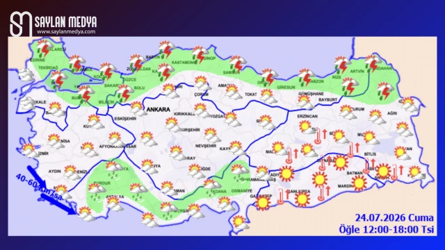 Türkiye'de bugün hava nasıl olacak... ADANA 34°C