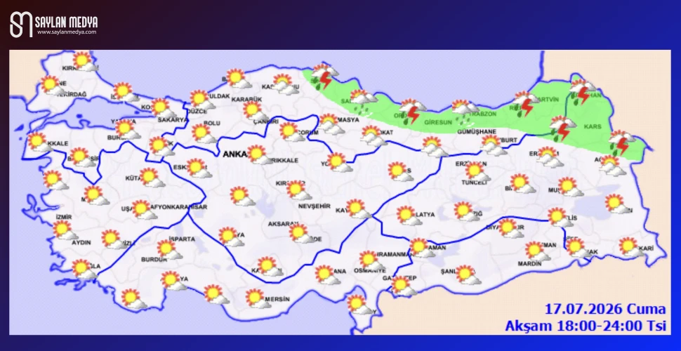 Türkiye'de bugün hava nasıl olacak... ADANA 35°C