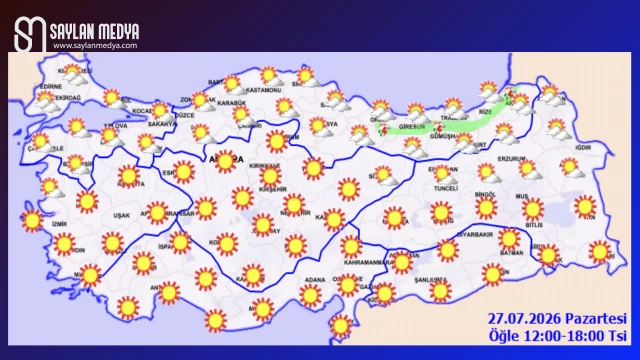 Türkiye'de bugün hava nasıl olacak... ADANA 37°C