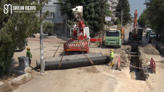 Sık arızalanan içme suyu hattı yenileniyor
