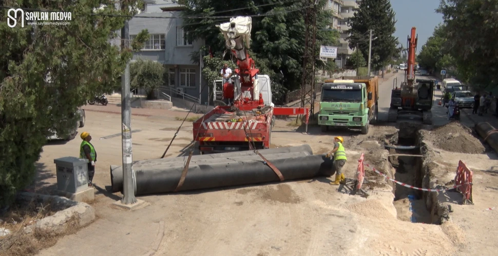 Sık arızalanan içme suyu hattı yenileniyor