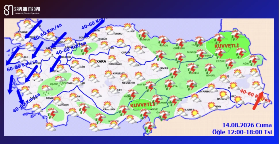 Türkiye'de bugün hava nasıl olacak... ADANA 35°C
