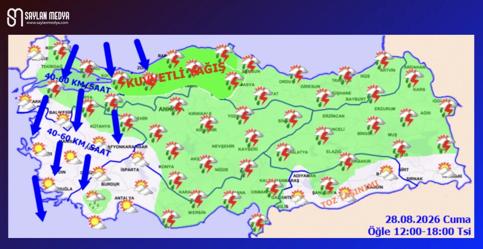Türkiye'de bugün hava nasıl olacak... ADANA 35°C