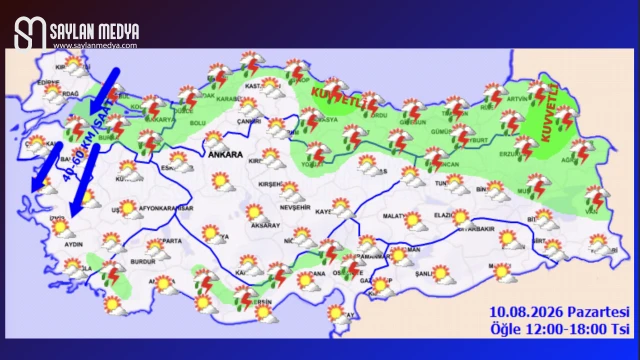 Türkiye'de bugün hava nasıl olacak... ADANA 36°C