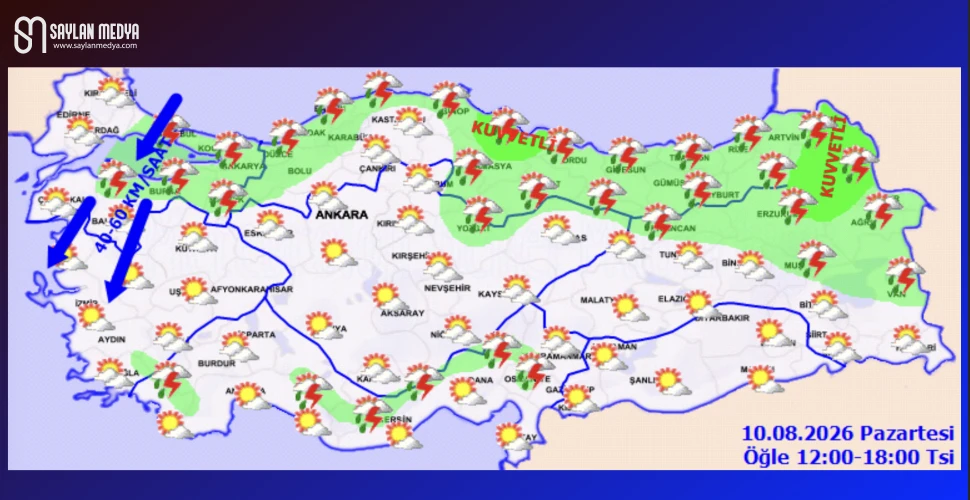 Türkiye'de bugün hava nasıl olacak... ADANA 36°C