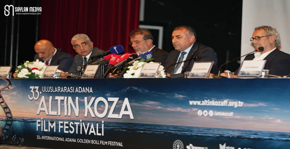 33. Uluslararası Adana Altın Koza Film Festivali basın toplantısı yapıldı