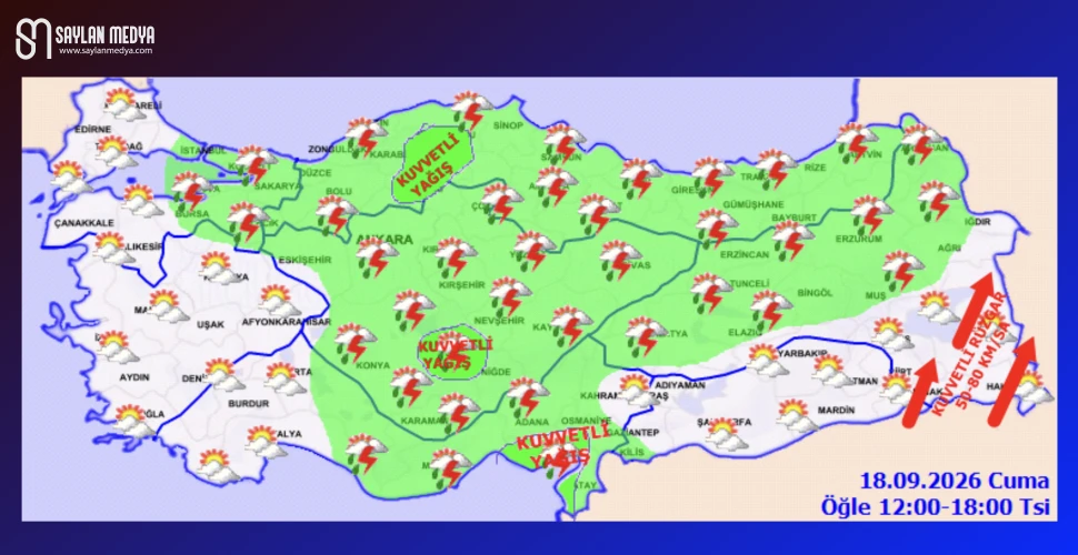 Türkiye'de bugün hava nasıl olacak... ADANA 29°C