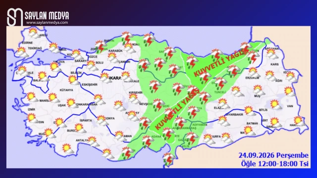 Türkiye'de bugün hava nasıl olacak... ADANA 30°C