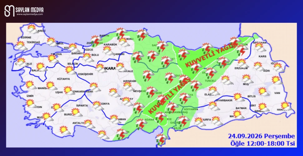 Türkiye'de bugün hava nasıl olacak... ADANA 30°C