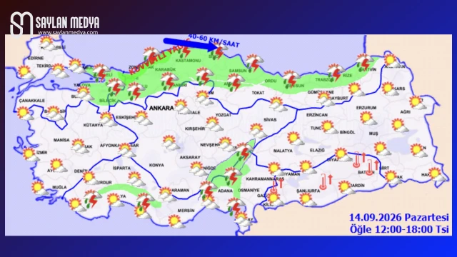 Türkiye'de bugün hava nasıl olacak... ADANA 33°C