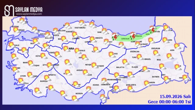 Türkiye'de bugün hava nasıl olacak... ADANA 33°C