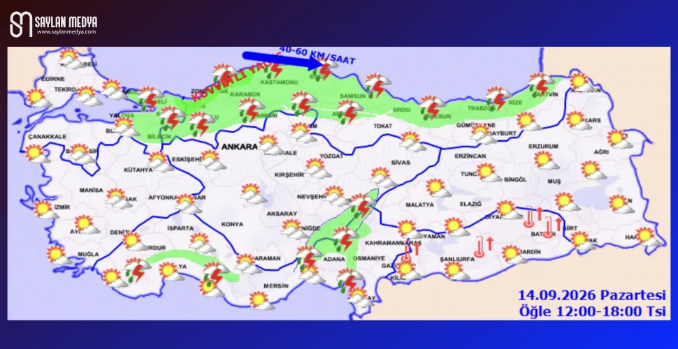 Türkiye'de bugün hava nasıl olacak... ADANA 33°C