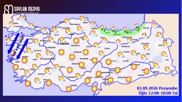 Türkiye'de bugün hava nasıl olacak... ADANA 37°C