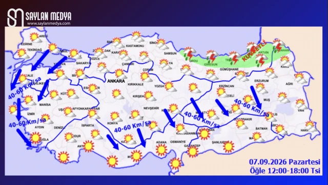 Türkiye'de bugün hava nasıl olacak... ADANA 39°C