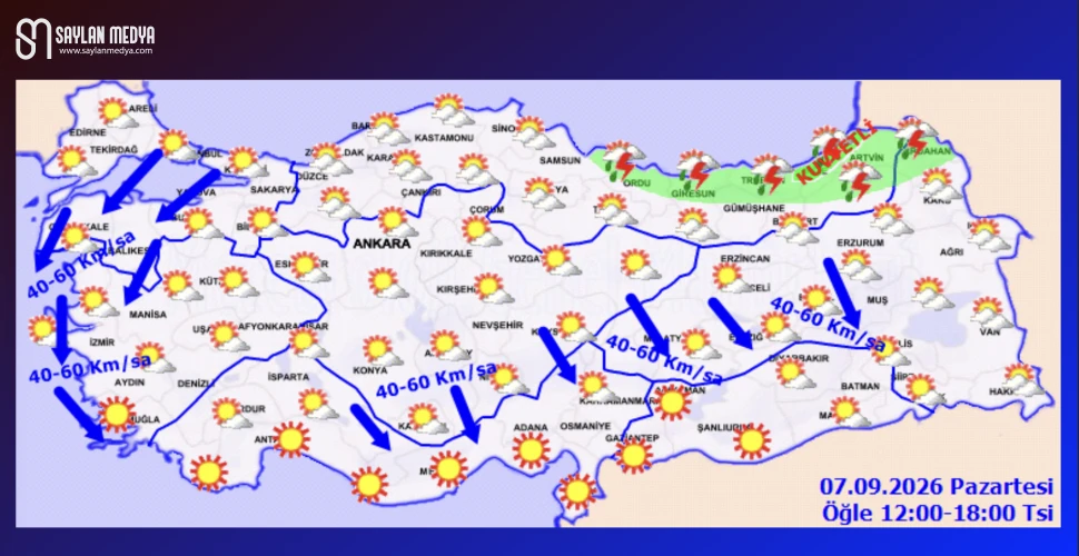 Türkiye'de bugün hava nasıl olacak... ADANA 39°C