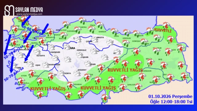 Türkiye'de bugün hava nasıl olacak... ADANA 25°C