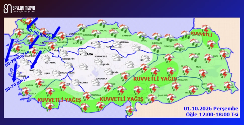 Türkiye'de bugün hava nasıl olacak... ADANA 25°C