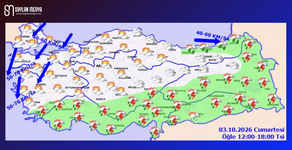 Türkiye'de bugün hava nasıl olacak... ADANA 26°C