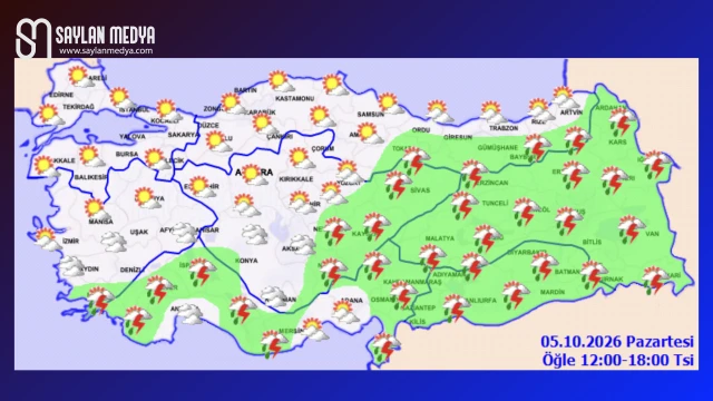 Türkiye'de bugün hava nasıl olacak... ADANA 28°C