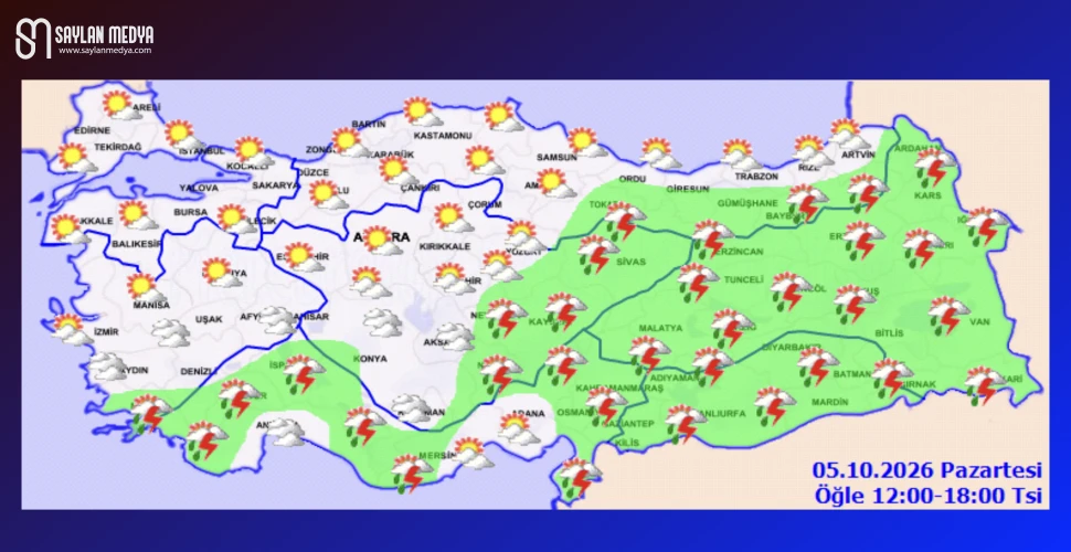 Türkiye'de bugün hava nasıl olacak... ADANA 28°C