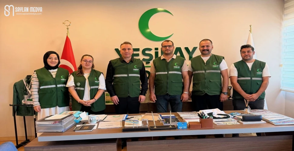 Yeşilay Adana Şube Başkanı Dr. Yunus Emre Yıldırım, Ülkü Ocakları Adana İl Başkanı Cem Tutsoy'u ağırladı