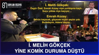 İ. Melih Gökçek, yine komik duruma düştü