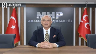 MHP Adana İl Başkanı Yusuf Kanlı’dan Yeşilay Haftası mesajı...