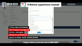 Sarıçam'da E-Ruhsat Uygulaması hayata geçirildi