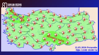 Türkiye'de bugün hava nasıl olacak... ADANA 24°C