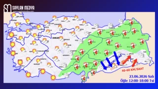 Türkiye'de bugün hava nasıl olacak... ADANA 32°C