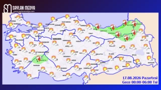 Türkiye'de bugün hava nasıl olacak... ADANA 33°C
