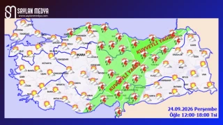 Türkiye'de bugün hava nasıl olacak... ADANA 30°C