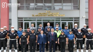 VALİ MUSTAFA YAVUZ İL EMNİYET MÜDÜRLÜĞÜNÜ ZİYARET ETTİ